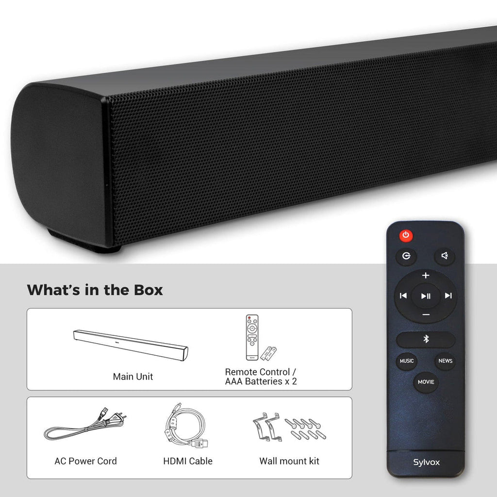 SYLVOX Elf S2 Bluetooth 2.0 Waterproof Outdoor Soundbar סאונד בר לשימוש פנימי וחיצוני - דוגית