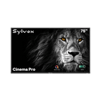 SYLVOX 75" Cinema Pro Helio QLED Outdoor TV טלויזיה Helio QLED בגודל 75 אינץ' לשימוש חיצוני בשמש מלאה - דוגית