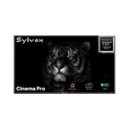 SYLVOX 110" Cinema Pro Helio QLED Outdoor TV טלויזיה Helio QLED בגודל 110 אינץ' לשימוש חיצוני בשמש מלאה - דוגית